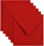 Papicolor Envelop 140x140mm Rood - Thumbnail 1