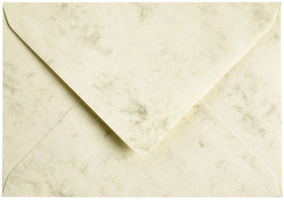 Papicolor Envelop C6 114x162mm marble Ivoor - Foto 1