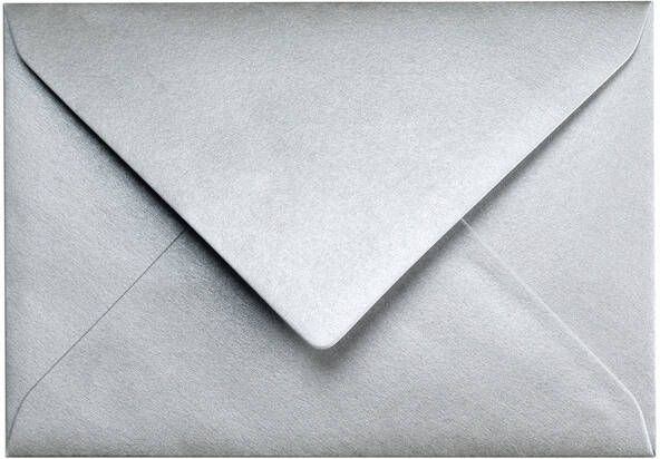 Papicolor Envelop C6 114x162mm metallic zilver - Foto 2