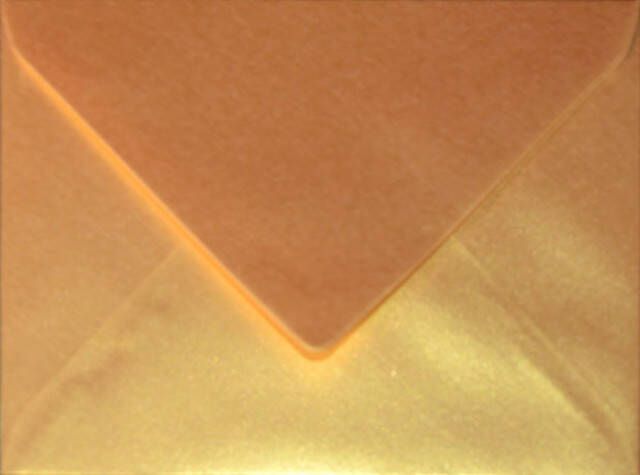 Papicolor Envelop EA5 156x220mm metallic goud pearl