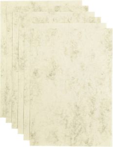 Papicolor Kopieerpapier A4 200gr 6vel marble ivoor