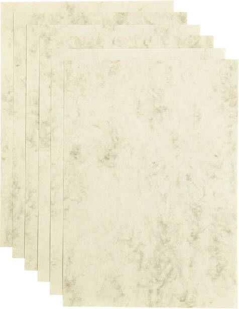 Papicolor Kopieerpapier A4 90gr 12vel marble ivoor