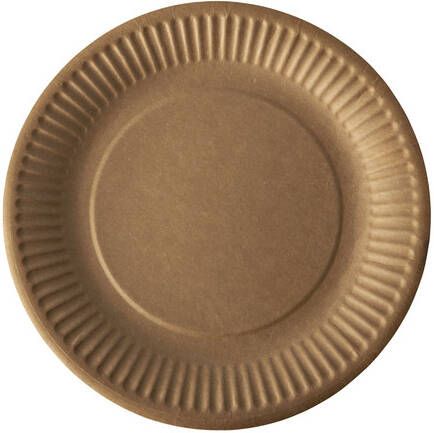 Papstar Bord 190mm karton bruin 50 stuks