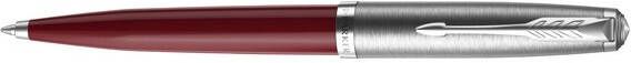 Parker 51 balpen Burgundy CT zwarte inkt