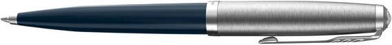 Parker 51 balpen Midnight Blue CT zwarte inkt - Foto 2