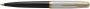 Parker Balpen 51 Premium black GT medium - Thumbnail 2