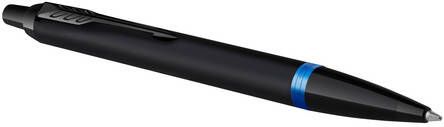 Parker IM Vibrant Rings balpen zwart met blauwe accenten - Foto 3