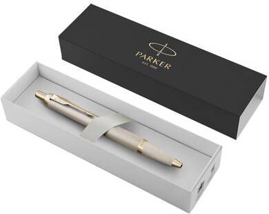 Parker IM Monochrome balpen Champagne medium giftbox - Foto 2