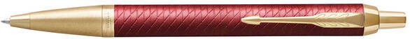 Parker IM Premium balpen medium in giftbox Deep red (rood goud)