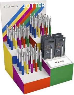 Parker Balpen Jotter Originals CT display Ã  45 stuks assorti + vullingen