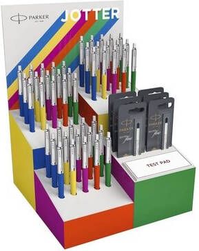 Parker Balpen Jotter Originals CT display Ã  45 stuks assorti + vullingen