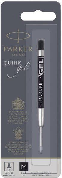 Parker Gelpenvulling zwart 0.7mm blister