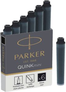 Parker Inktpatroon Quink mini tbv esprit zwart