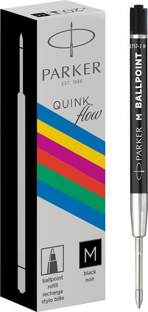 Parker Balpenvulling Economic zwart medium