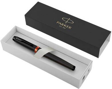 Parker IM Vibrant Rings roller zwart met oranje accenten