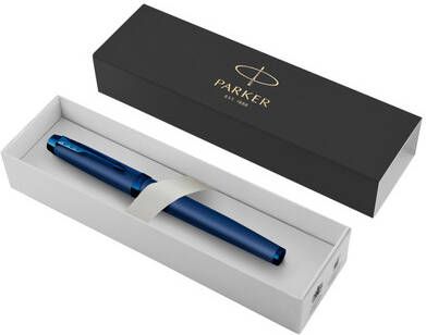 Parker IM Monochrome Blue gelroller fijn giftbox