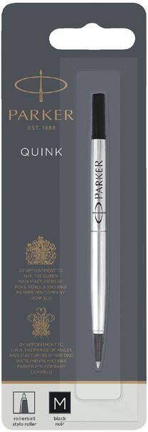Parker Rollerpenvulling zwart medium 0.7mm