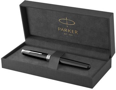 Parker Vulpen Sonnet black laquer CT fijn