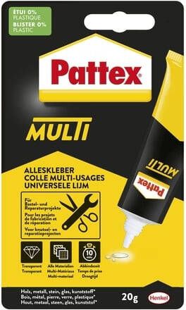 Pattex Alleslijm Multi tube 20 gram op blister