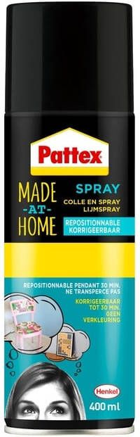 Pattex Lijmspray hobby spuitbus non-permanent 400ml