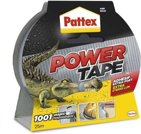 Pattex plakband Power Tape lengte: 25 m grijs - Foto 2