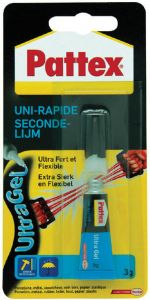 Pattex Secondelijm ultra gel tube 3gram op blister