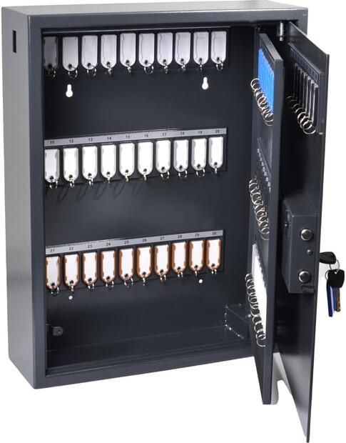 Pavo Sleutelkast high security magnetisch met fingerprintslot 100 haken 600x480x150mm
