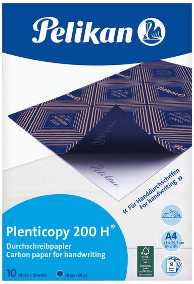 Pelikan Carbon Handschrift A4 200H 10v blauw