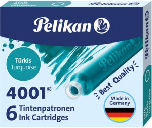Pelikan Inktpatroon 4001 turquoise