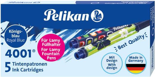 Pelikan Inktpatroon 4001 voor Lamy vulpen blauw doosje Ã  5 stuks