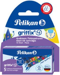 Pelikan Griffix inktpatronen blister van 2 doosjes van 5 stuks