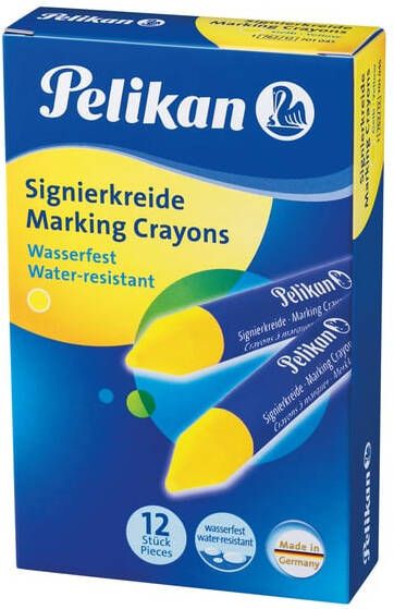 Pelikan Markeerkrijt 762 12 geel