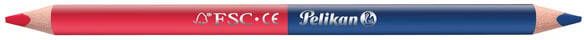 Pelikan Potlood 3mm rood blauw