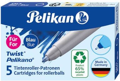 Pelikan VULLING VOOR O TWIST BLAUW DOOS MET 5 STUKS