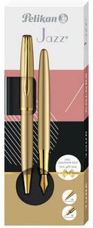 Pelikan Schrijfset Jazz Noble Elegance K36+P36 medium gold