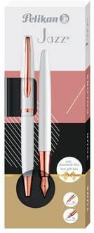 Pelikan Schrijfset Jazz Noble Elegance K36+P36 medium pearl