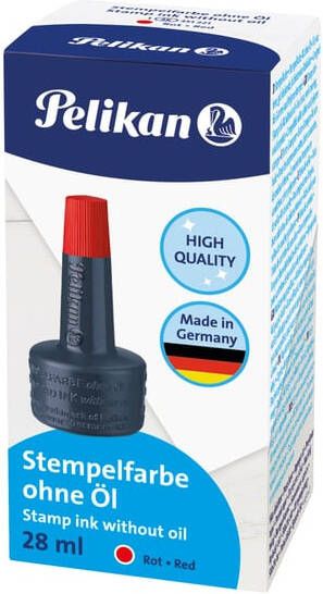 Pelikan Stempelinkt flacon 28ml rood