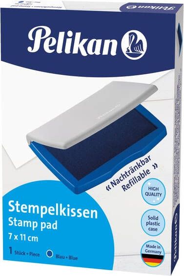 Pelikan Stempelkussen ft 7 x 11 cm blauw