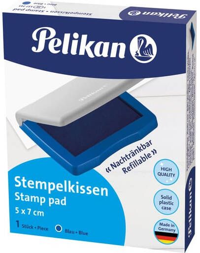 Pelikan Stempelkussen ft 5 x 7 cm blauw