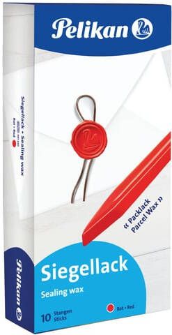 Pelikan Zegellak 60 10 rood
