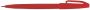 Pentel Fineliner Signpen S520 rood 0.8mm - Thumbnail 1