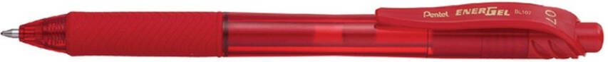 Pentel Gelschrijver BL107 Energel-X medium rood