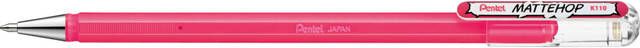 Pentel Gelschrijver Mattehop K110 roze 0.5mm