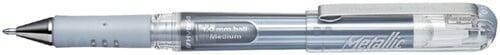 Pentel Gelschrijver K230M medium metallic zilver - Foto 2