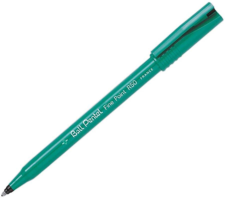 Pentel Roller Ball R50 R56 zwart medium schrift