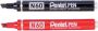 Pentel Viltstift N60 schuin rood 1.2-6mm - Thumbnail 1