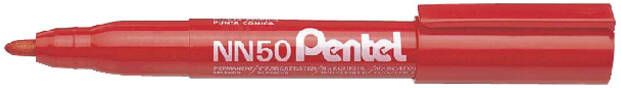Pentel Viltstift NN50 rond rood 1.5-3mm