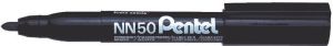 Pentel Viltstift NN50 rond zwart 1.5-3mm