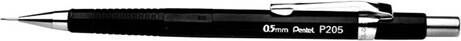 Pentel Vulpotlood P205 0.5mm zwart