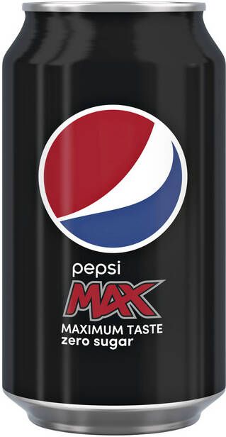 Pepsi Max frisdrank original blik van 33 cl pak van 24 stuks